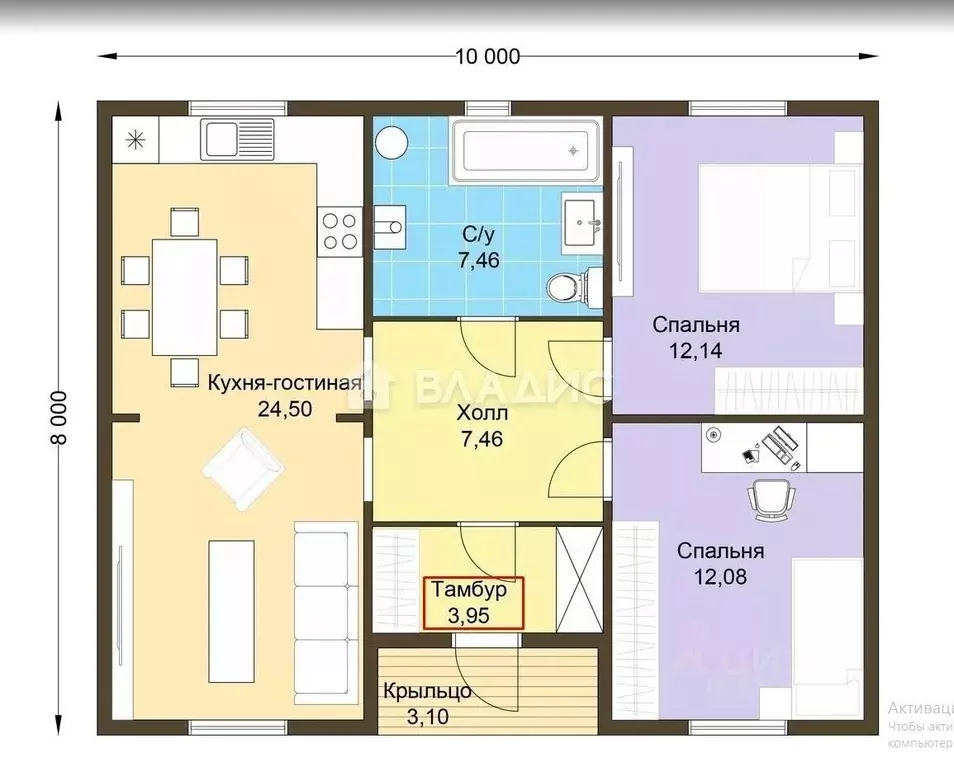 Дом в Ленинградская область, Тосненский район, Федоровское городское ... - Фото 2