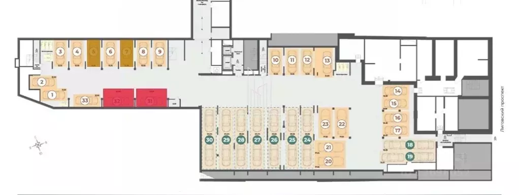 Гараж в Санкт-Петербург Лиговский просп., 127 (13 м) - Фото 2