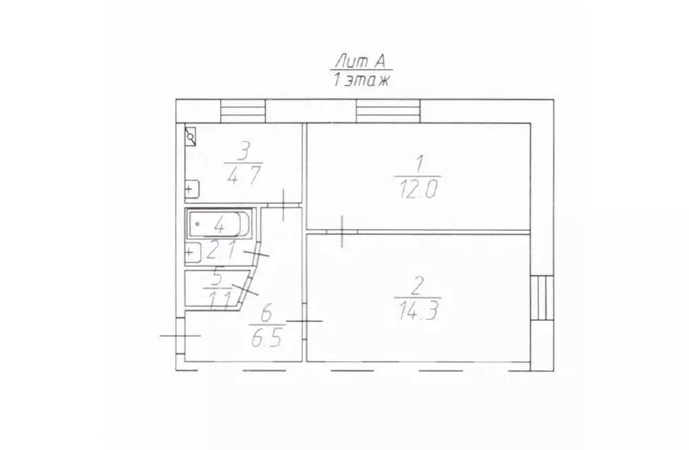 2-к кв. Саратовская область, Тарханы ст. ул. Дорожная, 3 (40.7 м) - Фото 2