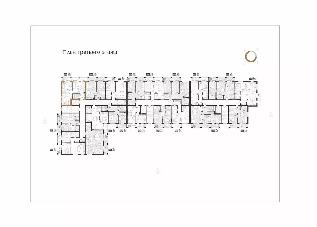 2-комнатная квартира: Светлогорск, Новая улица, 108-114 (70.57 м) - Фото 1
