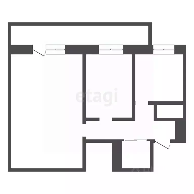 2-к кв. Бурятия, Улан-Удэ ул. Трубачеева, 152А (64.1 м) - Фото 2