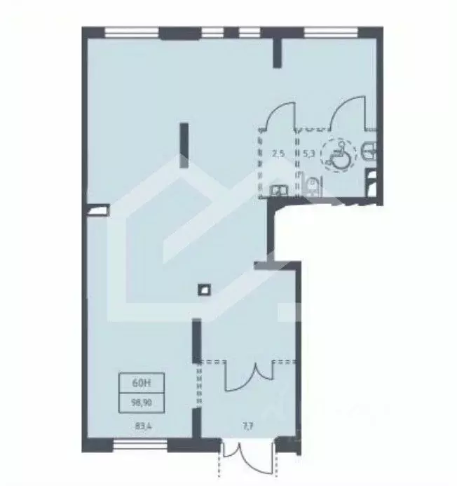 Помещение свободного назначения в Московская область, Мытищи ул. ... - Фото 2