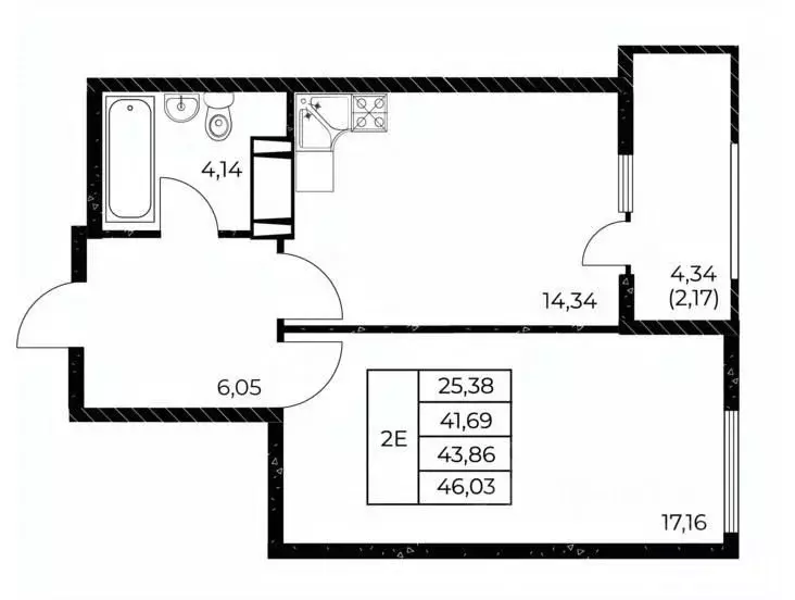 1-к кв. Ростовская область, Ростов-на-Дону Звезда Столицы 2 жилой ... - Фото 0