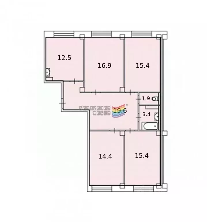 4-к кв. Красноярский край, Красноярск Северное ш., 48А (99.5 м) - Фото 0