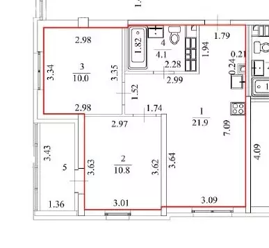 2-комнатная квартира: Екатеринбург, улица Новостроя, 7 (47 м) - Фото 1