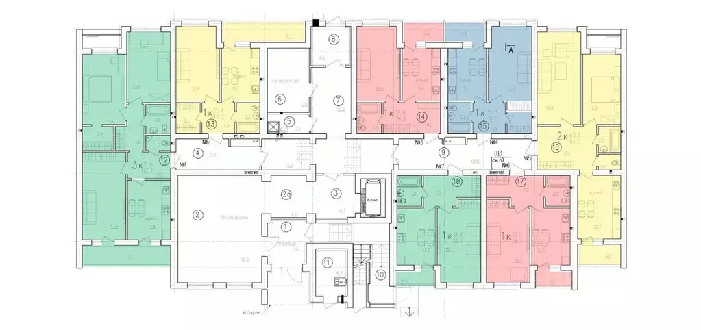 1-к кв. Саратовская область, Энгельс Энгельс-9 мкр, 2 (39.3 м) - Фото 2