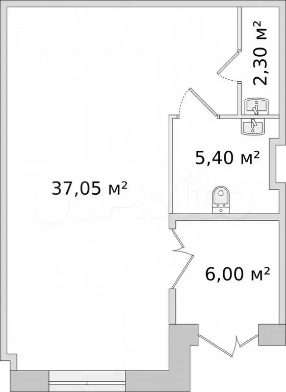Продам помещение свободного назначения, 50.93 м - Фото 0