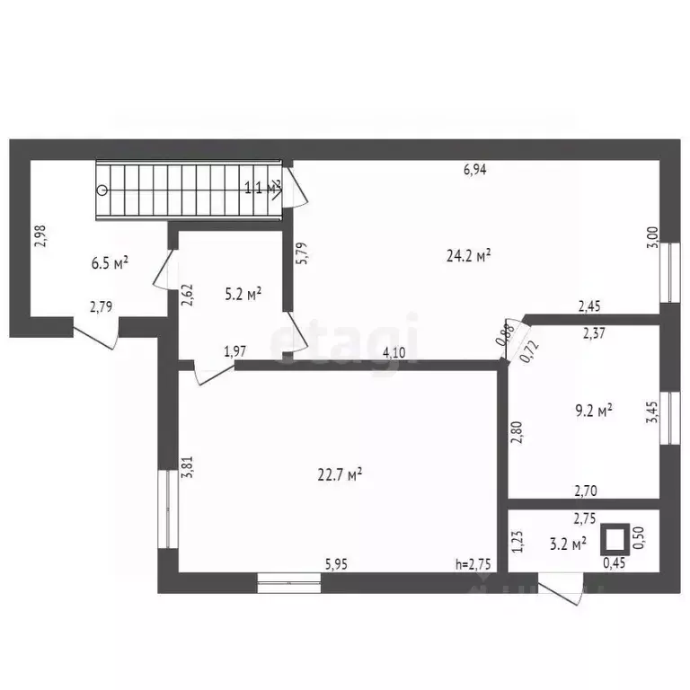 Дом в Кемеровская область, Ленинск-Кузнецкий ул. 7 Ноября, 32Б (146 м) - Фото 2