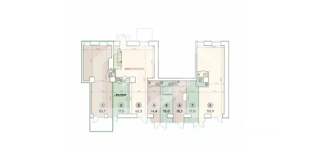 Помещение свободного назначения в Москва Ленинградский просп., 33К3 ... - Фото 2