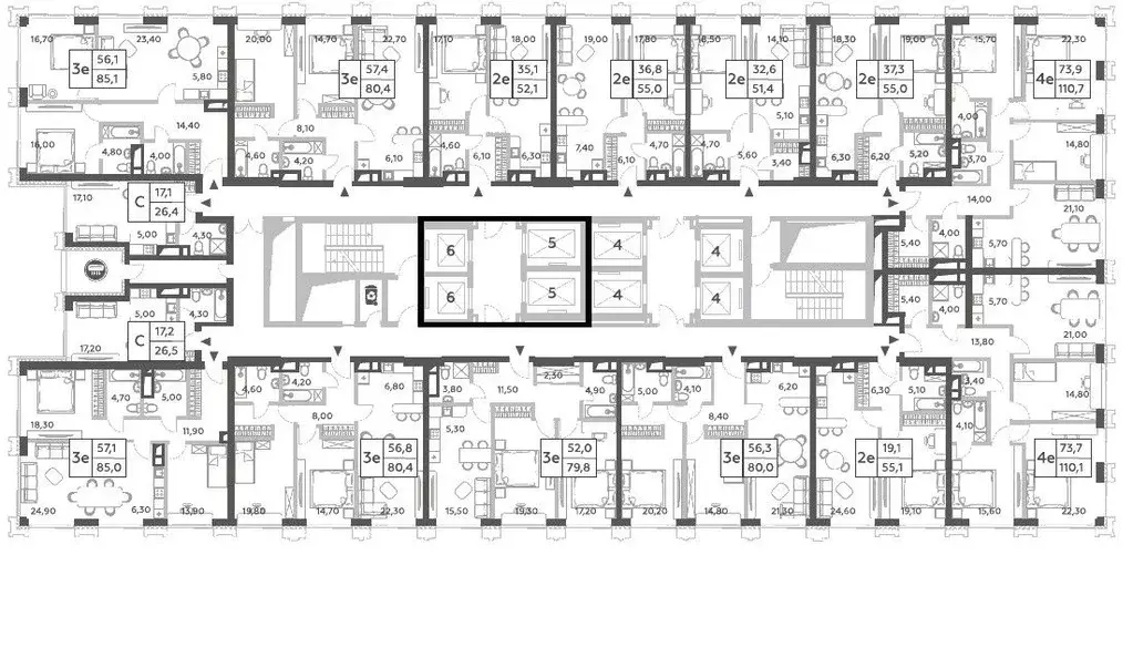 4-к кв. Москва просп. Генерала Дорохова, 49к2 (110.7 м) - Фото 1