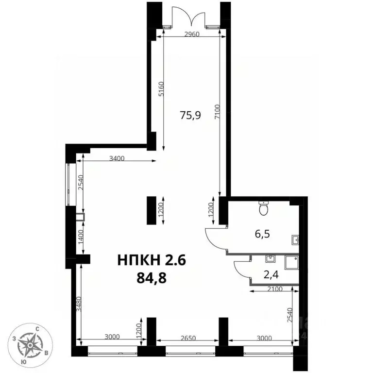 Помещение свободного назначения в Московская область, Ленинский ... - Фото 2
