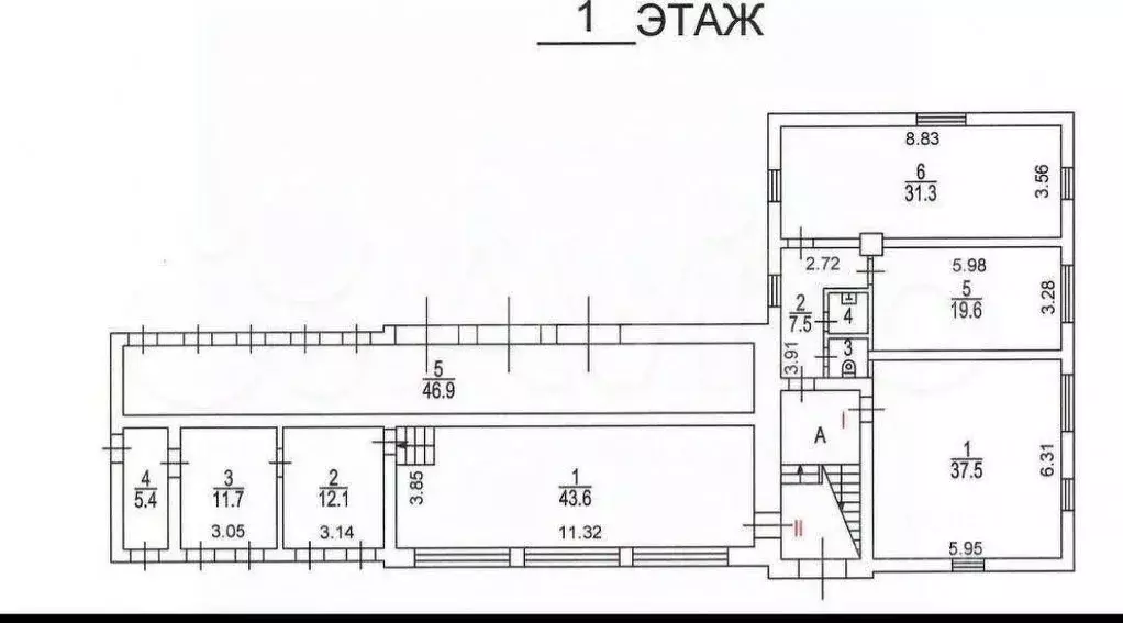 Помещение свободного назначения в Москва Игарский проезд, 2С2 (506 м) - Фото 1