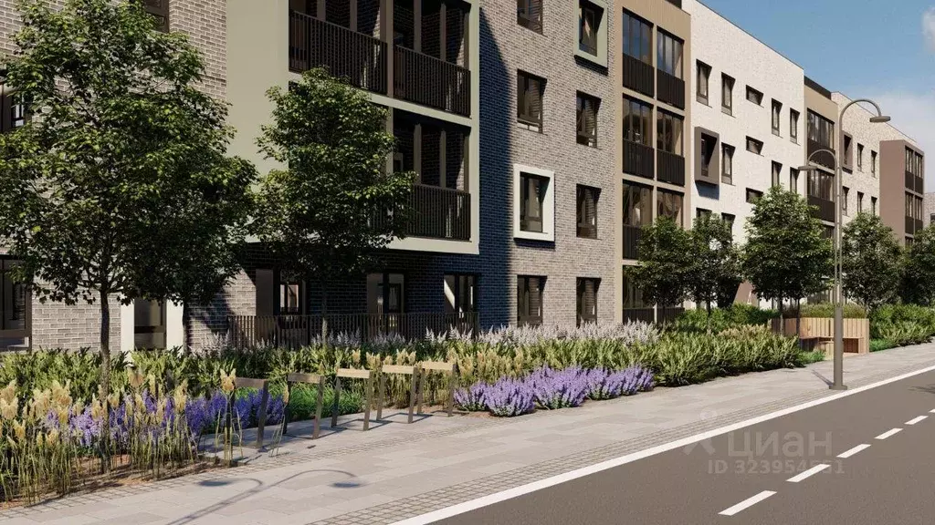 Квартира, 2 комнаты, 56.35 м - Фото 1