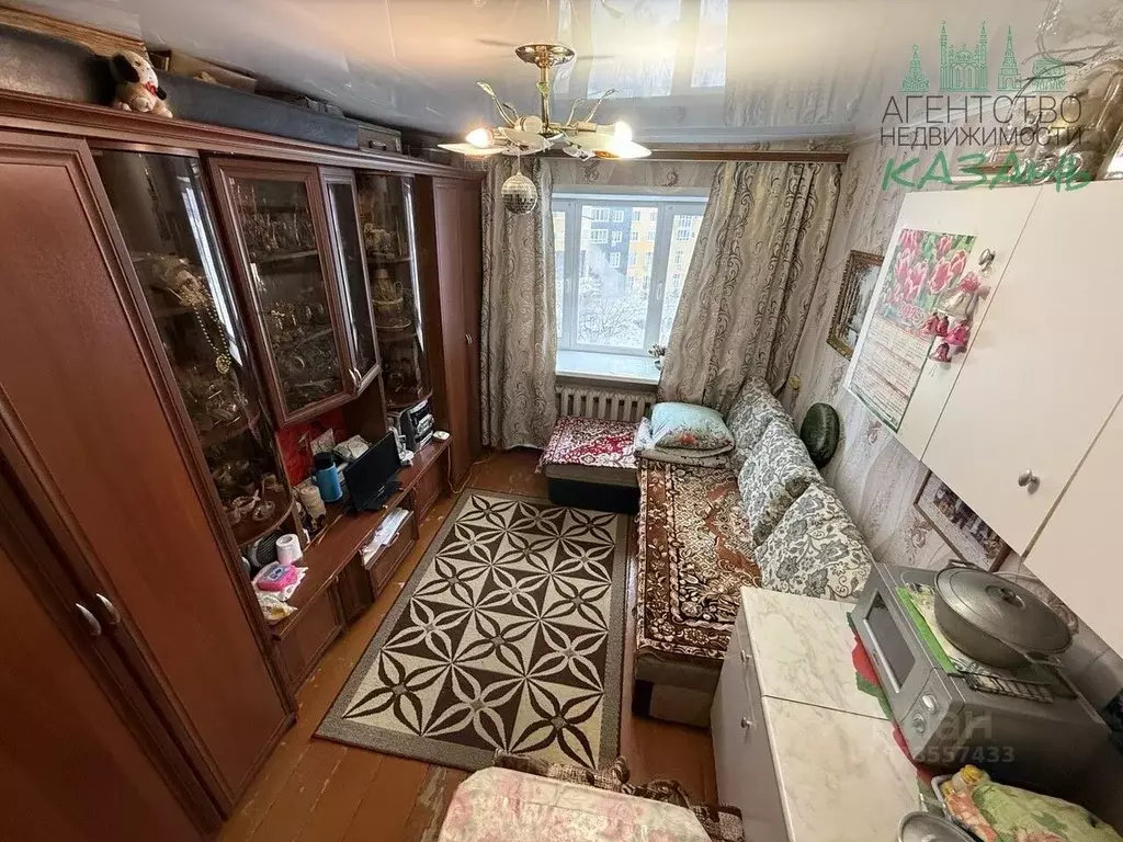 Комната Татарстан, Казань ул. Павлюхина, 110А (12.0 м) - Фото 1