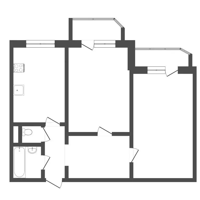 2-комнатная квартира: Тюмень, Широтная улица, 104к3 (64 м) - Фото 1