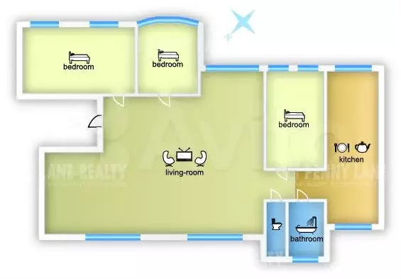 4-к. квартира, 155 м, 4/5 эт. - Фото 0