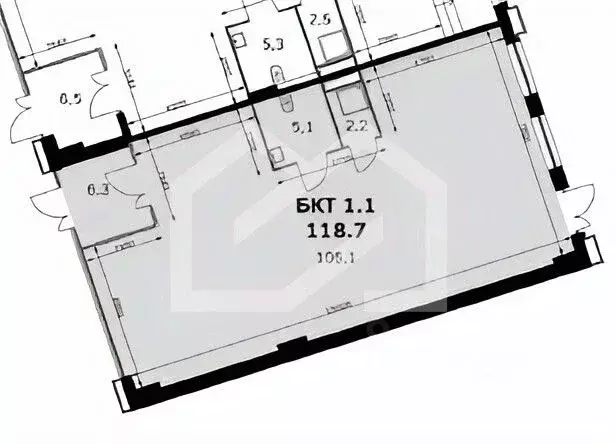 Помещение свободного назначения в Москва Сидней Сити жилой комплекс, ... - Фото 2