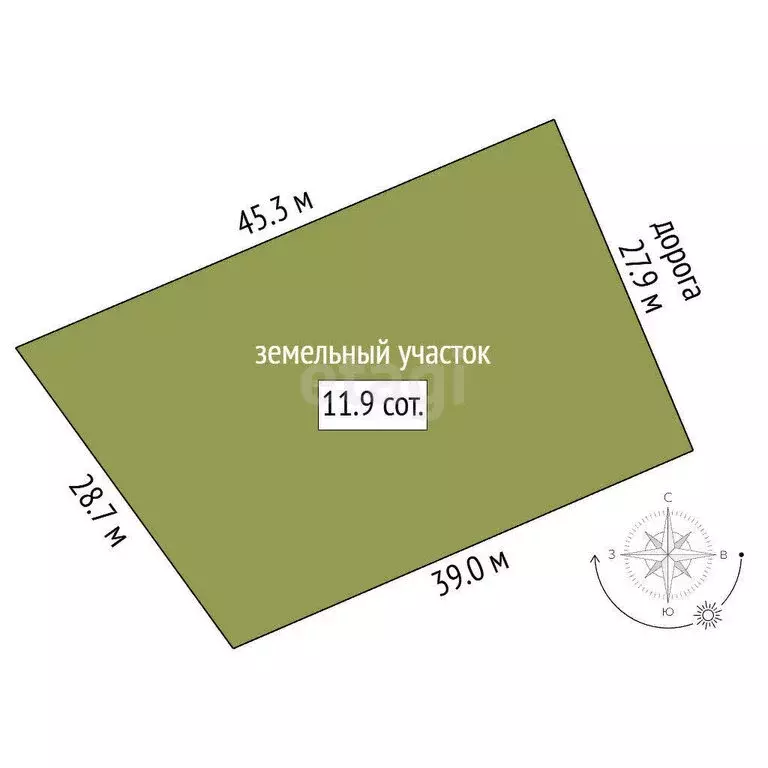 Участок в Ярославский муниципальный округ, село Толгоболь (11.87 м) - Фото 1