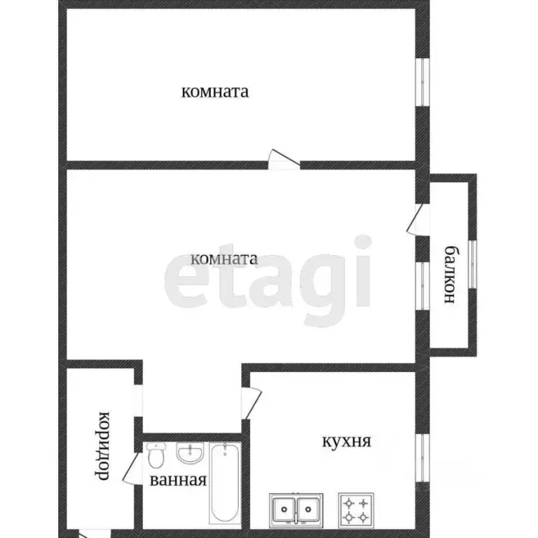 2-к кв. Свердловская область, Нижний Тагил ул. Ильича, 11 (46.4 м) - Фото 0