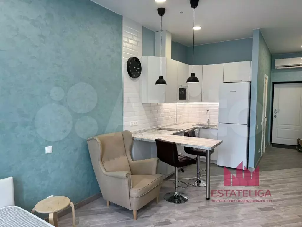 Квартира-студия, 30 м, 8/23 эт. - Фото 1