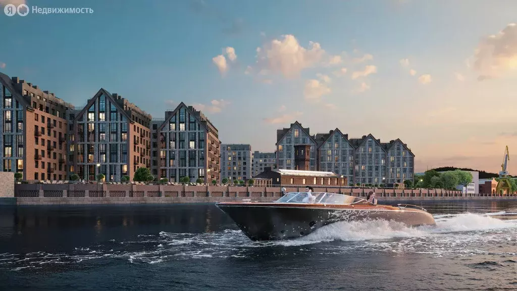2-комнатная квартира: Санкт-Петербург, Матисов остров (70.36 м) - Фото 1
