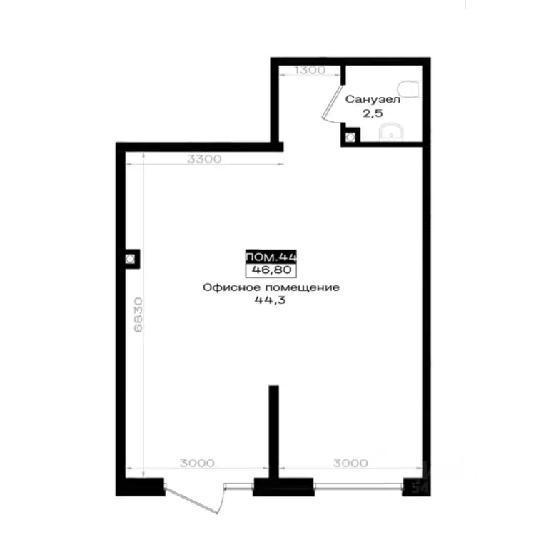 Помещение свободного назначения в Ростовская область, Аксай ул. ... - Фото 1