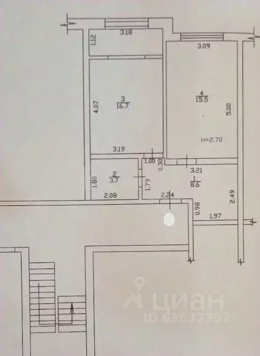 1-к кв. Краснодарский край, Горячий Ключ ул. Бабушкина, 39/1 (44.5 м) - Фото 0