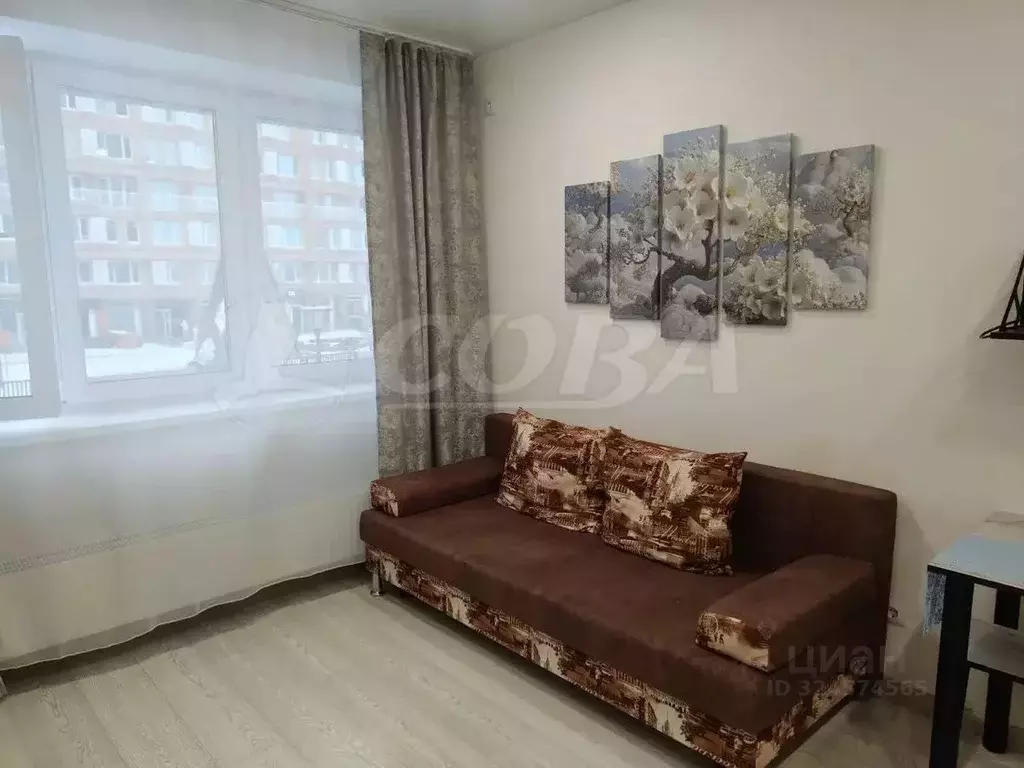 Студия Тюменская область, Тюмень ул. Новоселов, 103к1 (25.0 м) - Фото 2