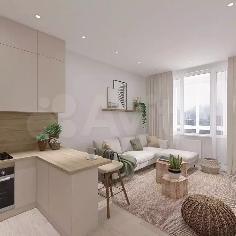 Квартира-студия, 30,4 м, 2/23 эт. - Фото 0