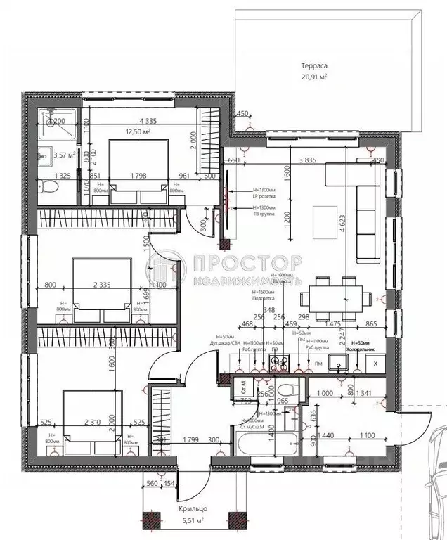 Дом в Московская область, Домодедово Сиеста Южная кп, 59 (115 м) - Фото 1