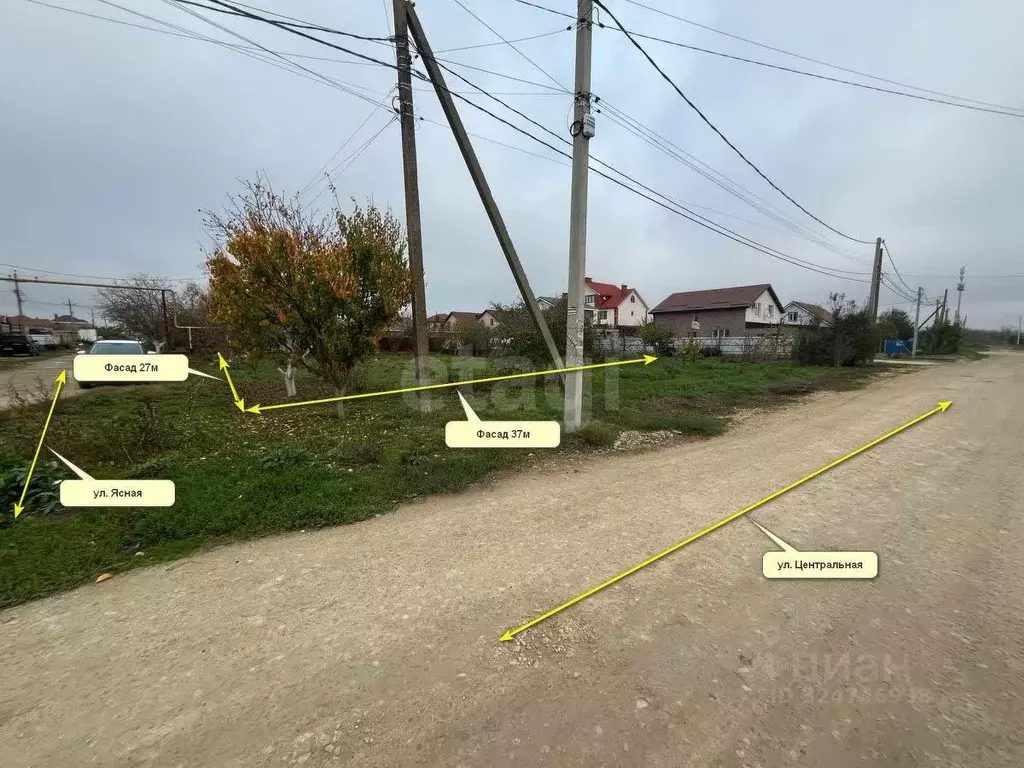 Участок в Краснодарский край, Анапа муниципальный округ, пос. ... - Фото 1