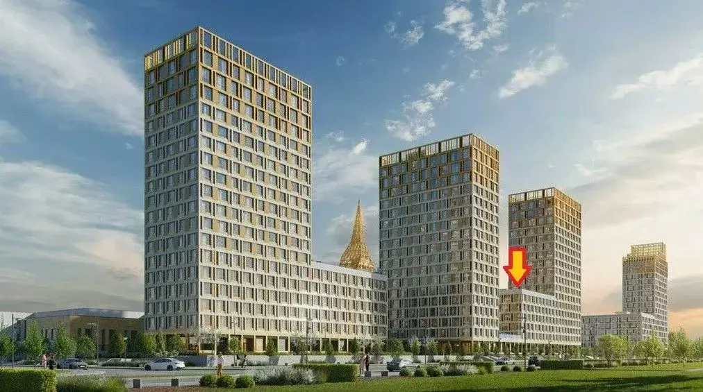 Студия Санкт-Петербург просп. Крузенштерна, 13 (28.1 м) - Фото 1