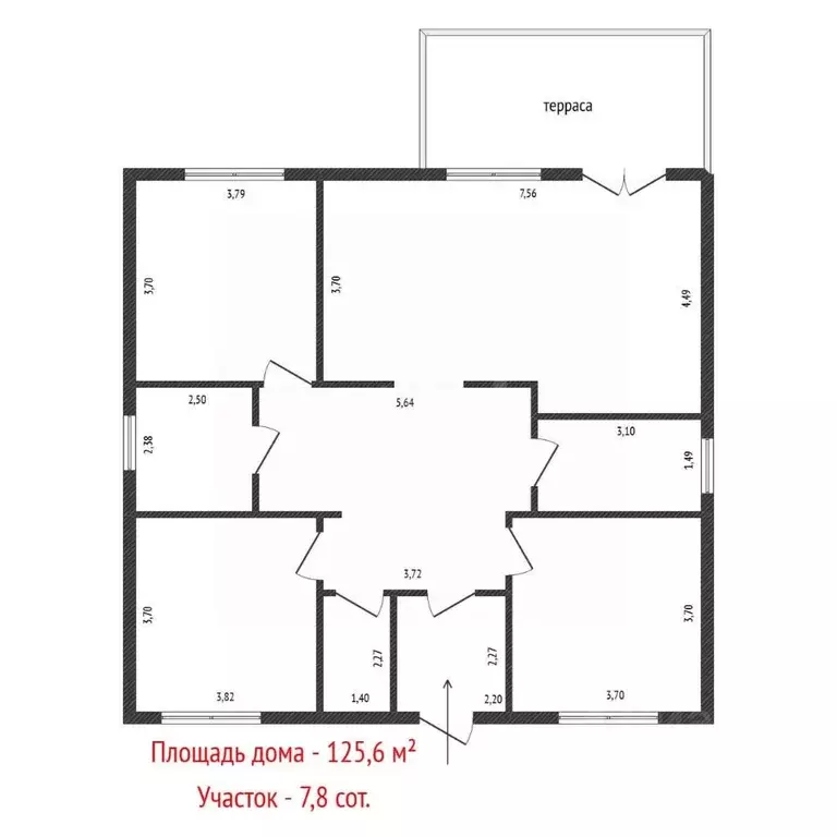 Дом в Свердловская область, Белоярский муниципальный округ, пос. ... - Фото 1