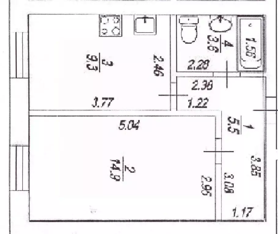 1-к кв. Саратовская область, Вольск ул. Фирстова, 36АК1 (33.3 м) - Фото 1
