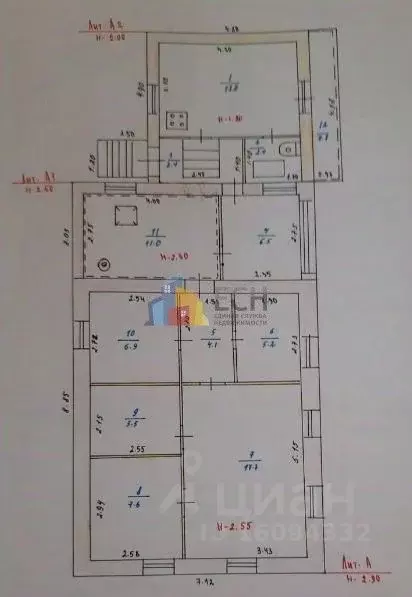 Дом в Тульская область, Новогуровский рп ул. Железнодорожная, 33 (83 ... - Фото 2