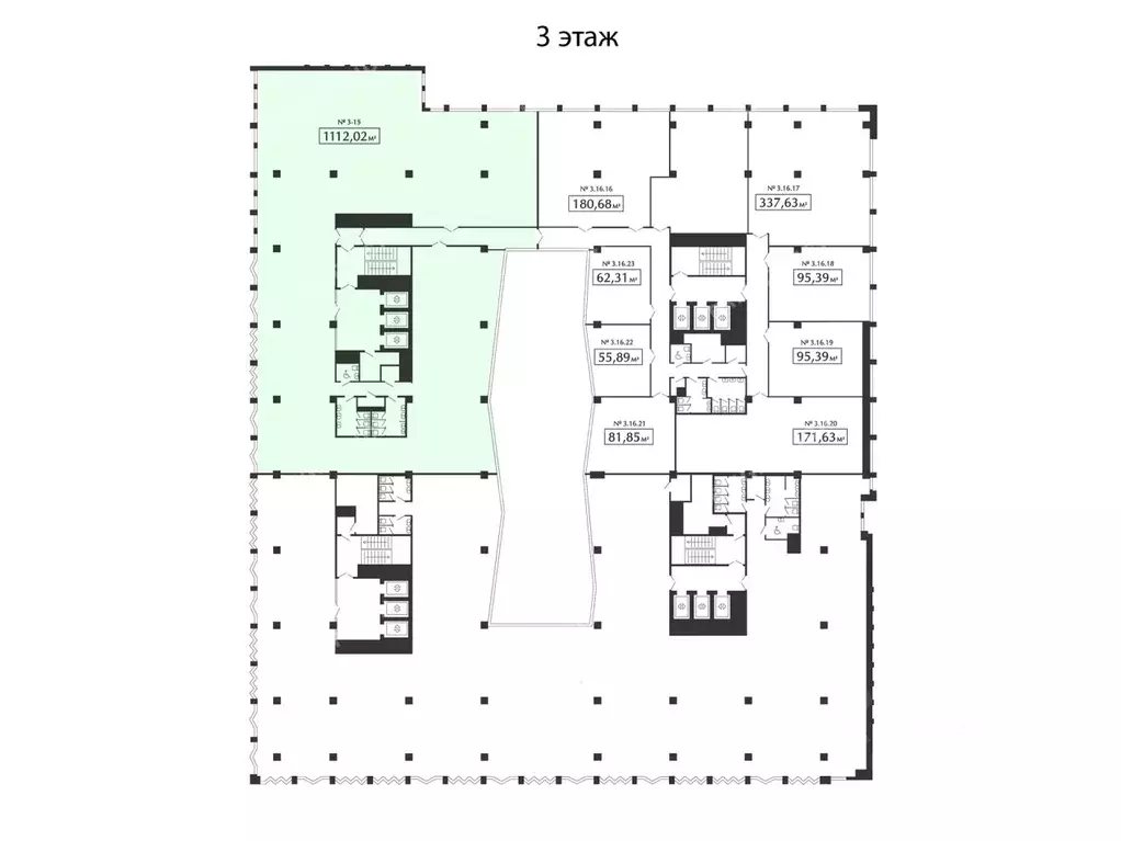 Офис в Санкт-Петербург Левашовский просп., 15 (1112 м) - Фото 2