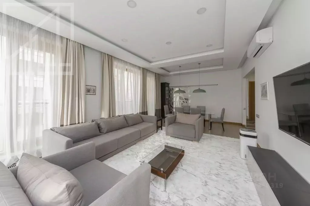 4-к кв. Москва 1-й Смоленский пер., 21 (170.0 м) - Фото 1