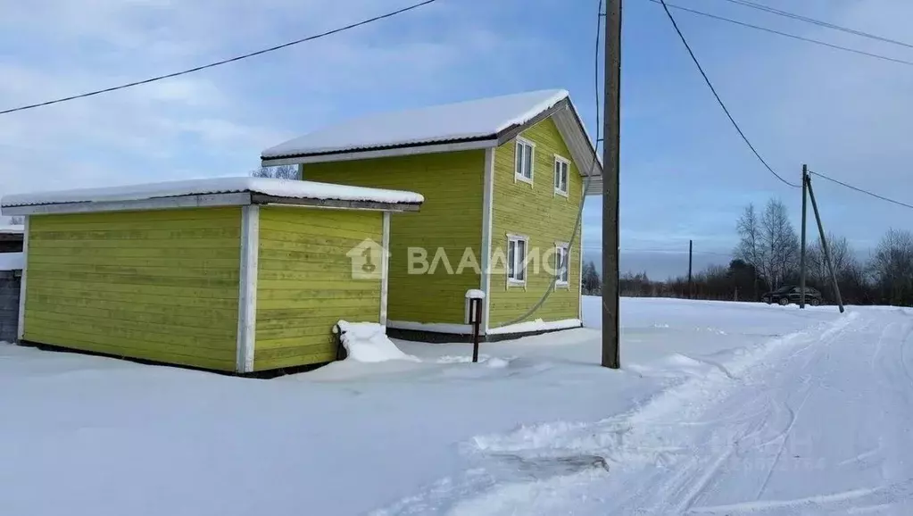 Дом в Карелия, Пряжинский район, Крошнозерское с/пос, д. Котчура, 2-й ... - Фото 1