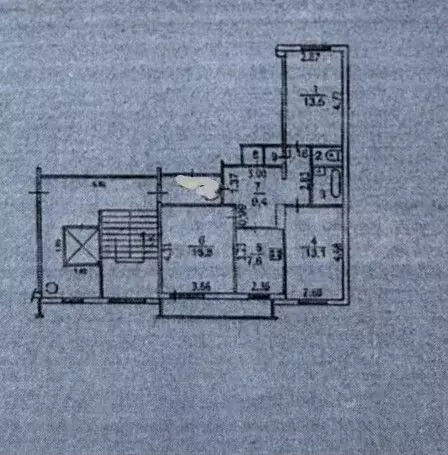 3-к. квартира, 65,3 м, 6/9 эт. - Фото 0