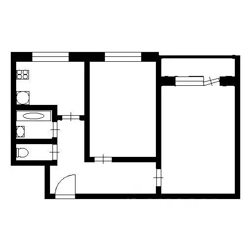 2-к кв. Санкт-Петербург Выборгское ш., 25 (45.7 м) - Фото 1