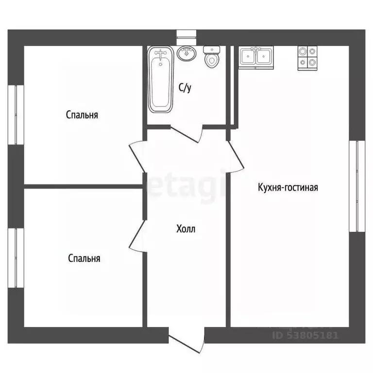 Дом в Ростовская область, Азовский район, Кагальницкое с/пос, с. ... - Фото 2