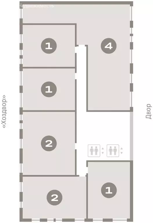 3-комнатная квартира: Тюмень, жилой комплекс Республики 205 (64.76 м) - Фото 1