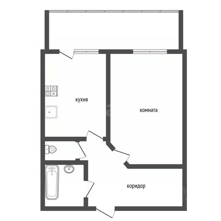 2-к кв. Воронежская область, Воронеж Путиловская ул., 2а (53.0 м) - Фото 1