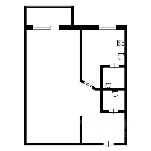 1-к кв. Саратовская область, Балаково Каховская ул., 41/1 (32.8 м) - Фото 1