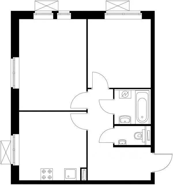 2-к кв. Московская область, Люберцы ул. 8 Марта, 18к2 (52.0 м) - Фото 2