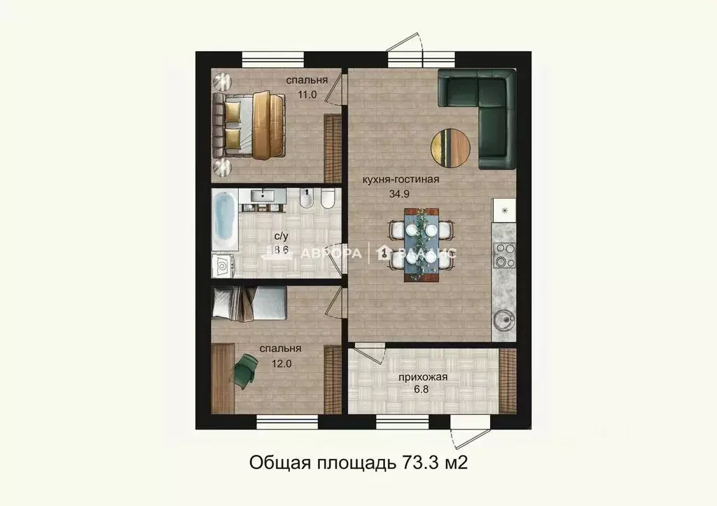 Дом в Челябинская область, Магнитогорск ул. Золотистая (70 м) - Фото 2