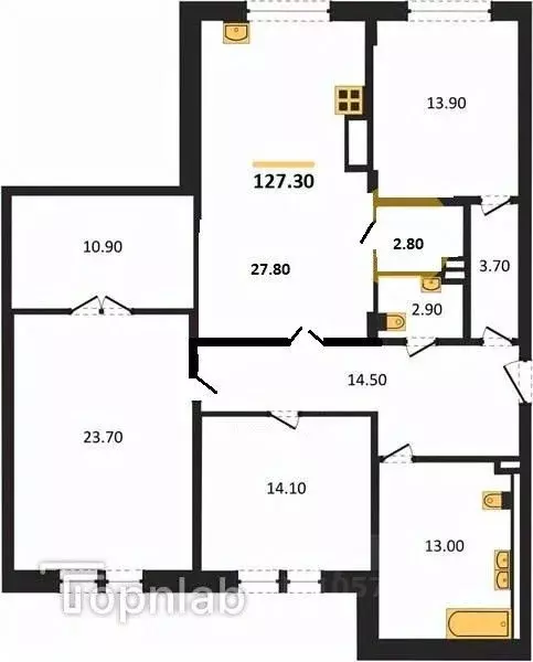 3-к кв. Владимирская область, Владимир Большая Нижегородская ул., 16 ... - Фото 2