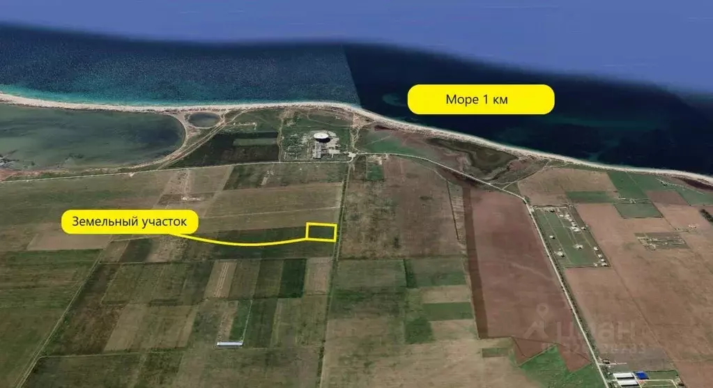 Участок в Крым, Сакский район, с. Молочное ул. Крымская (26.7 сот.) - Фото 0