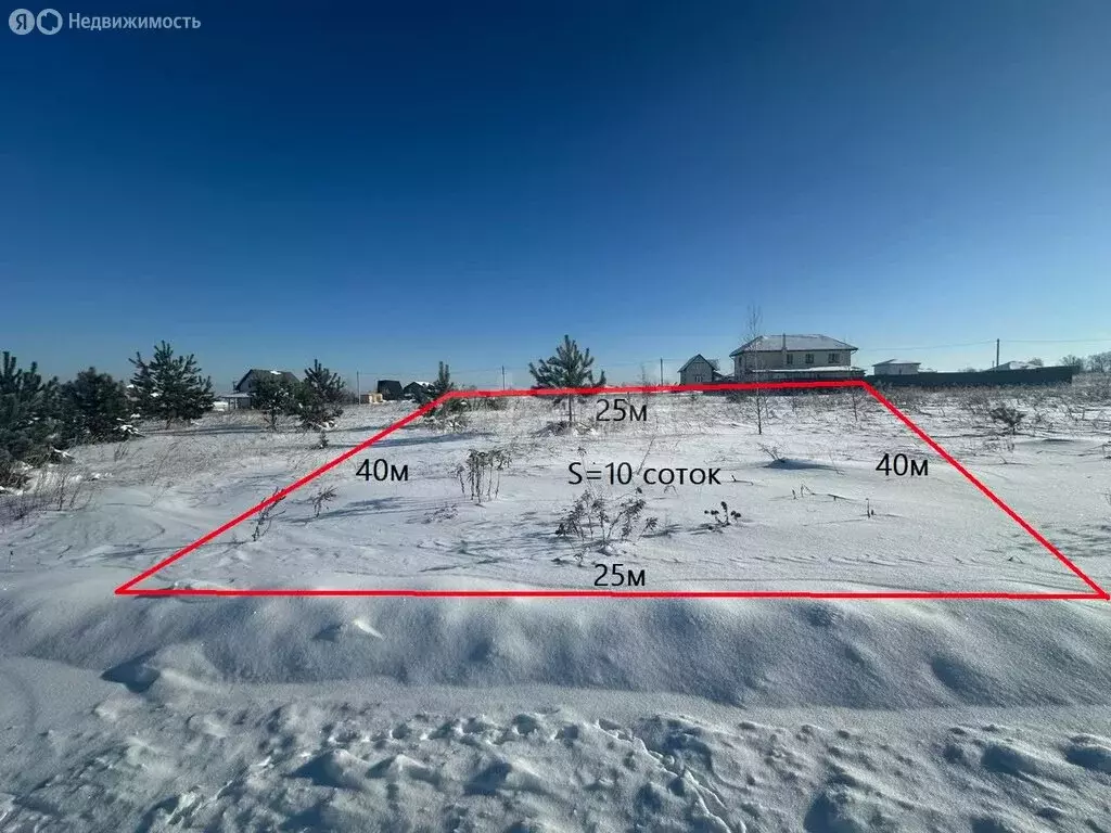 Участок в село Отрадное, микрорайон Земляничная Поляна (10 м) - Фото 1