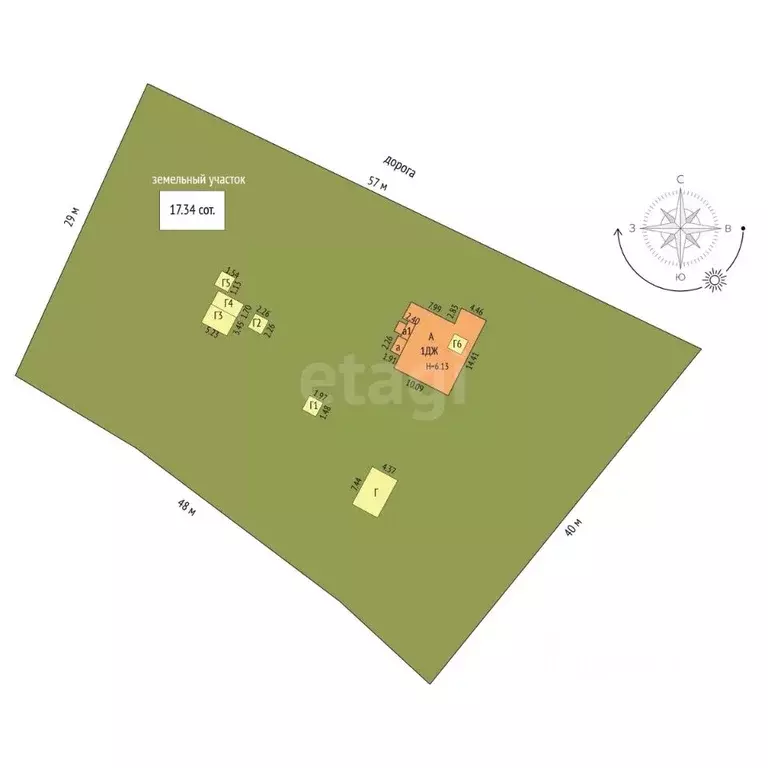 Дом в Пермский край, Добрянский муниципальный округ, Полазна рп ул. ... - Фото 2